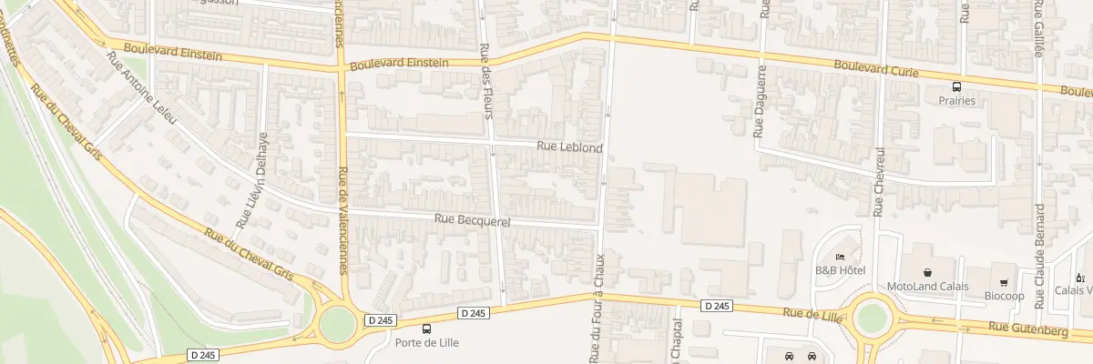 Plan du 229 Rue des Fleurs à Calais