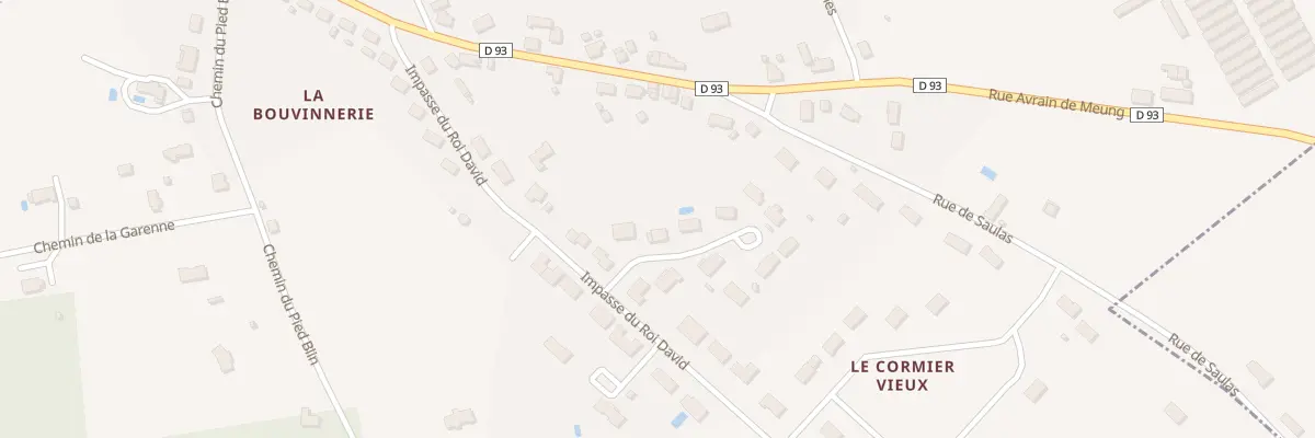 Plan du 57 Le Cormier Vieux à La Ferté-Beauharnais