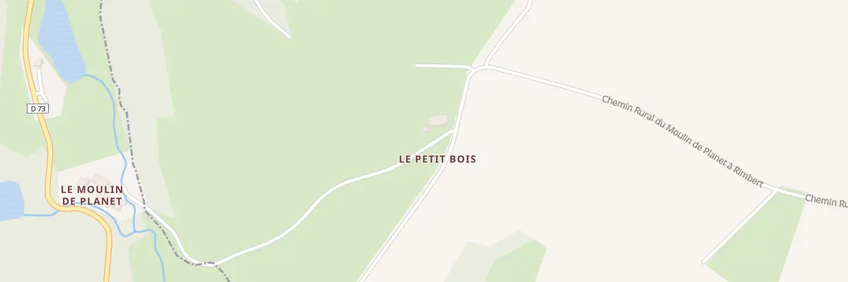 Plan du 5108 Le Petit Bois à Crozon-sur-Vauvre
