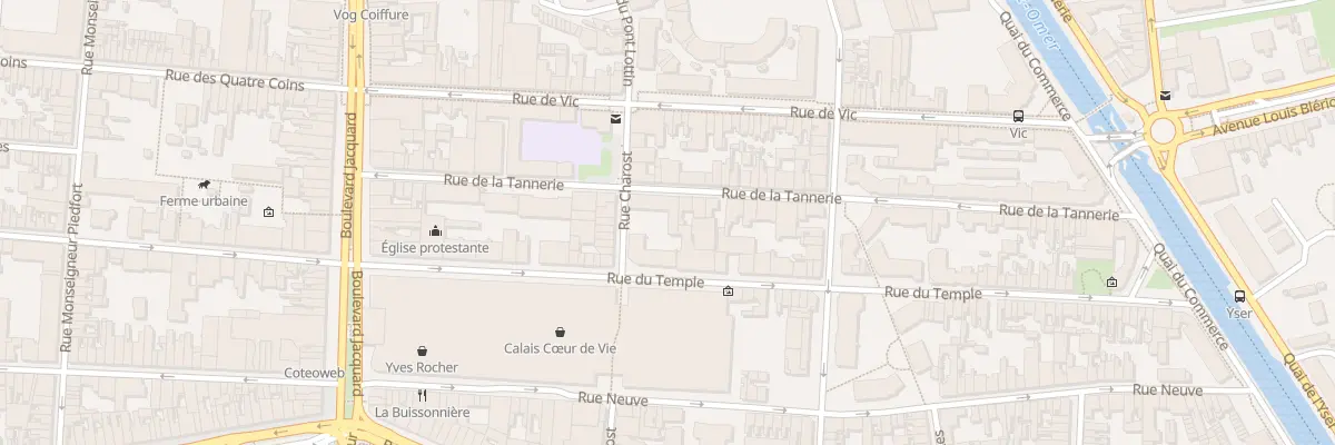 Plan du 38 Rue de la Tannerie à Calais