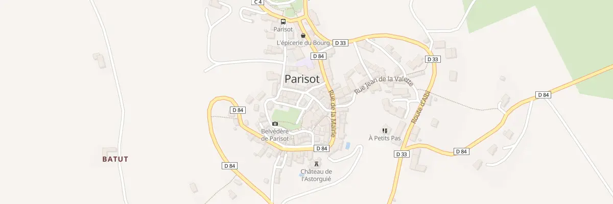 Plan du 9 Rue du Belvedere à Parisot