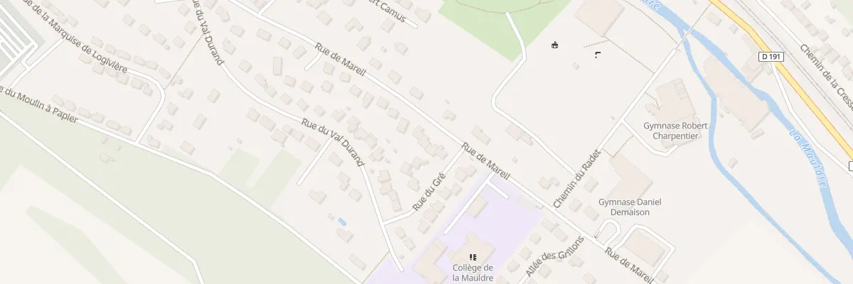 Plan du 5500 Rue du Val Durand à Maule