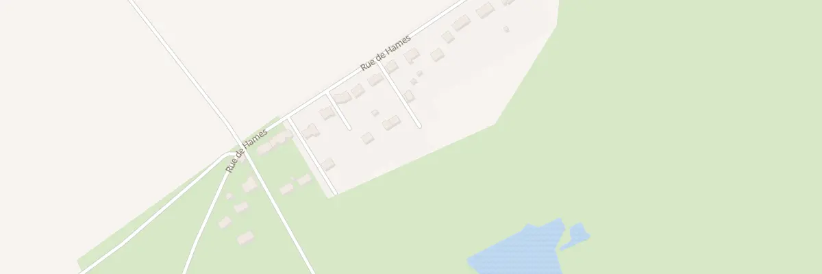 Plan du 2639 Rue de Hames à Hames-Boucres