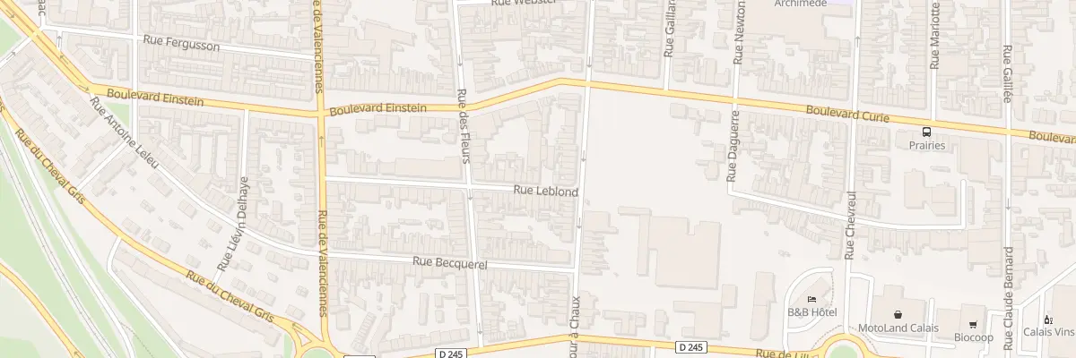 Plan du 53 Rue Leblond à Calais