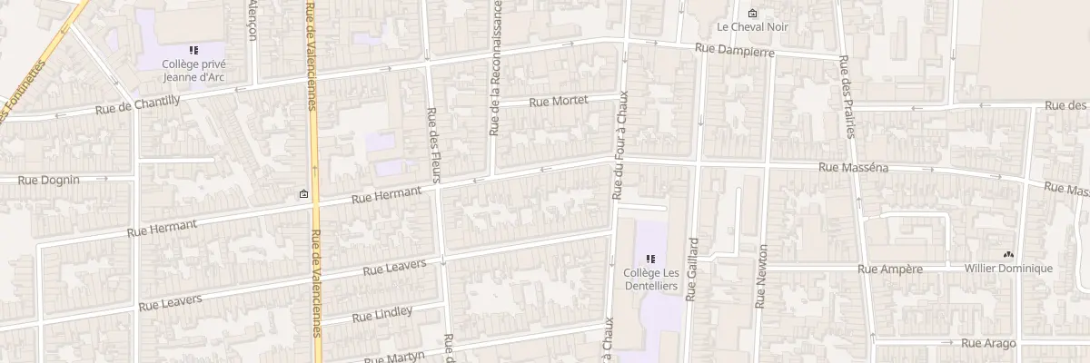 Plan du 140 Rue Hermant à Calais
