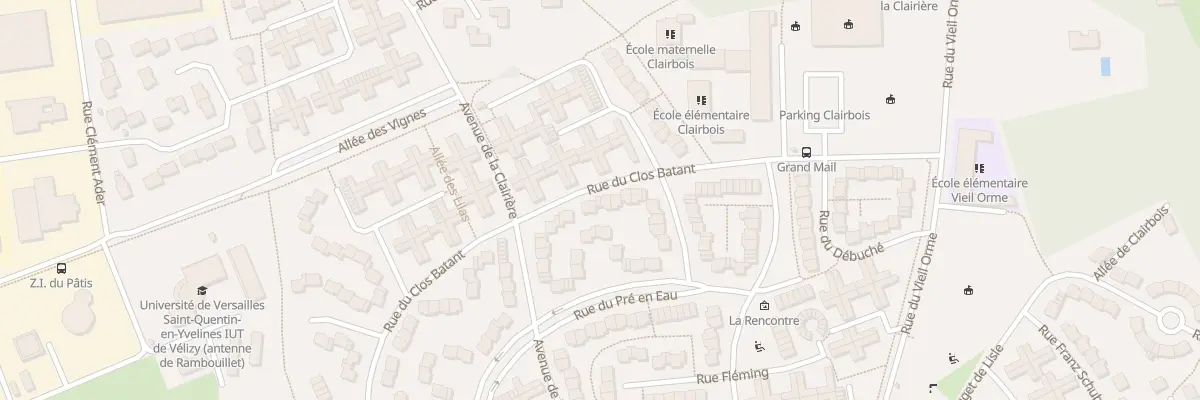 Plan du 39 Rue du Clos Bâtant à Rambouillet