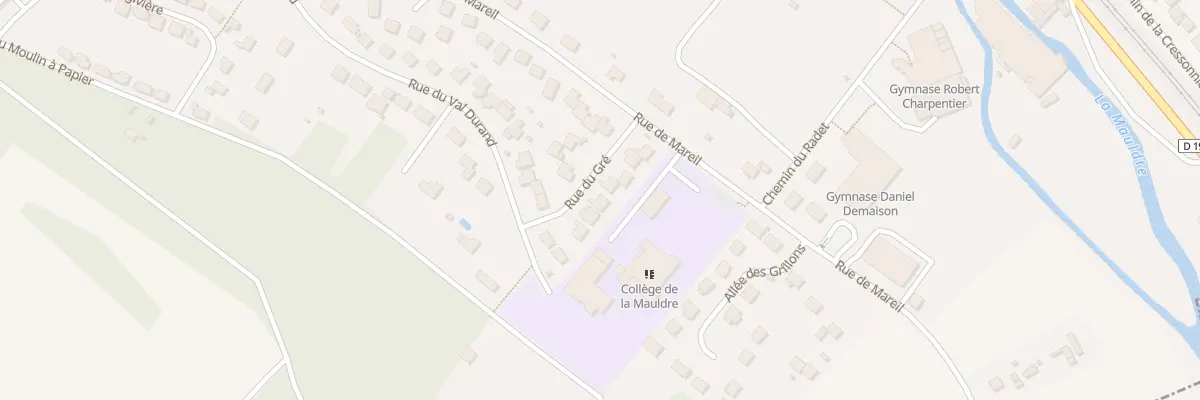 Plan du 5488 Rue du Val Durand à Maule