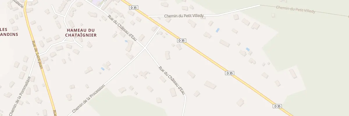 Plan du 1 Che du Grand Villedy à Yvoy-le-Marron