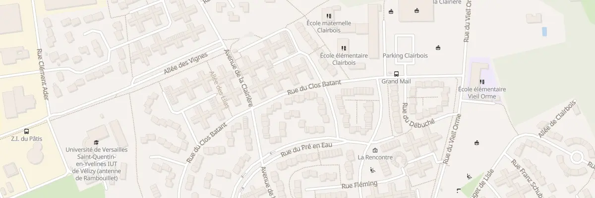 Plan du 37 Rue du Clos Bâtant à Rambouillet