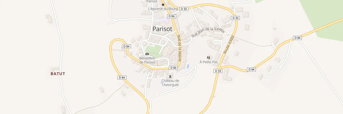 Plan du 7A Pl de l’Église à Parisot