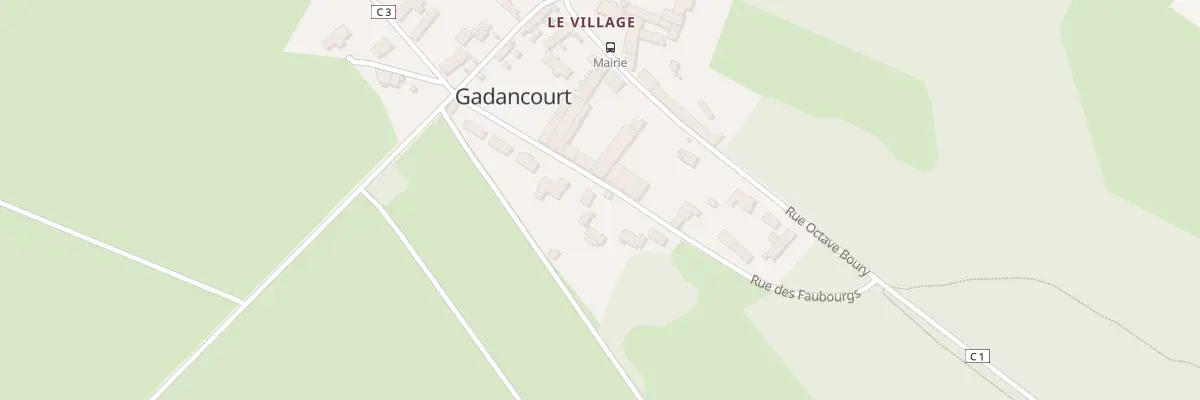 Plan du 10 Rue des Faubourgs à Avernes