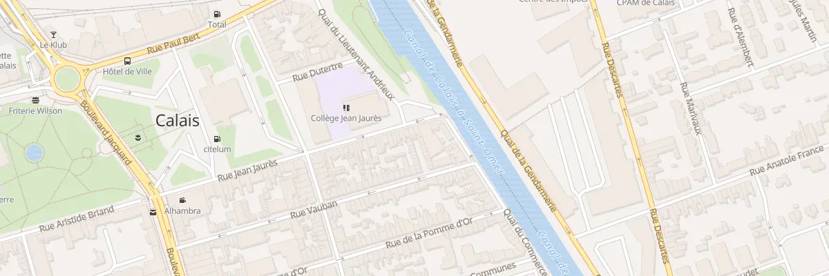 Plan du 72 Rue Jean Jaurès à Calais