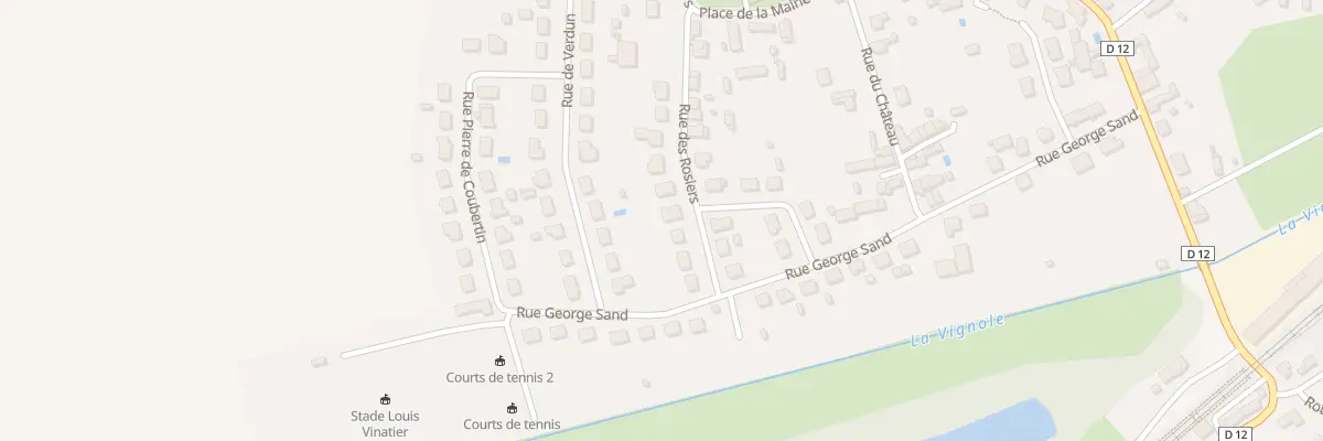 Plan du 14 Rue des Rosiers à Neuvy-Pailloux
