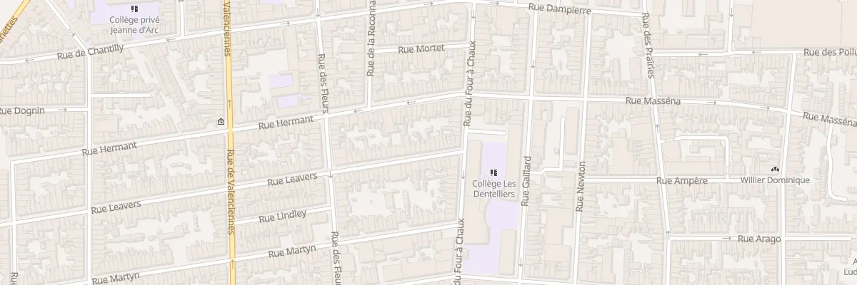 Plan du 151 Rue Leavers à Calais
