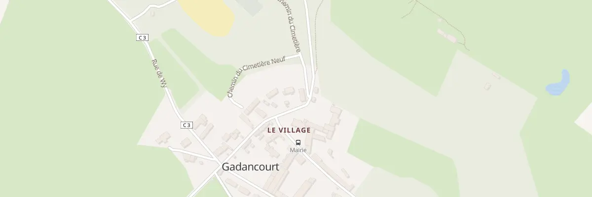 Plan du 5 Pl de l’Eglise - Gadancourt à Avernes