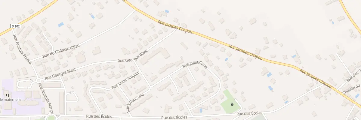 Plan du 25 Rue Joliot Curie à Biars-sur-Cère