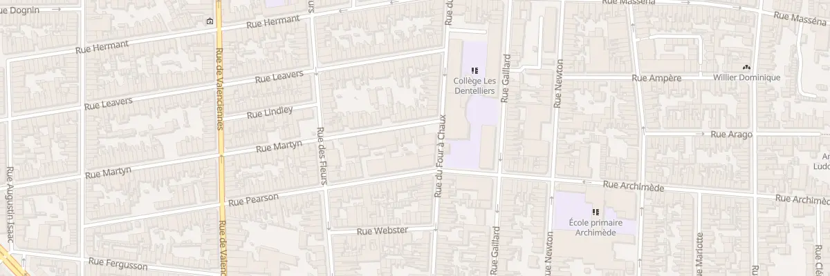 Plan du 136 Rue Martyn à Calais