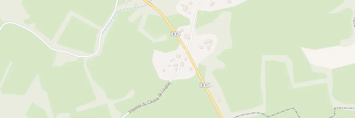 Plan du 271 Rte du Lavoir à Sonac