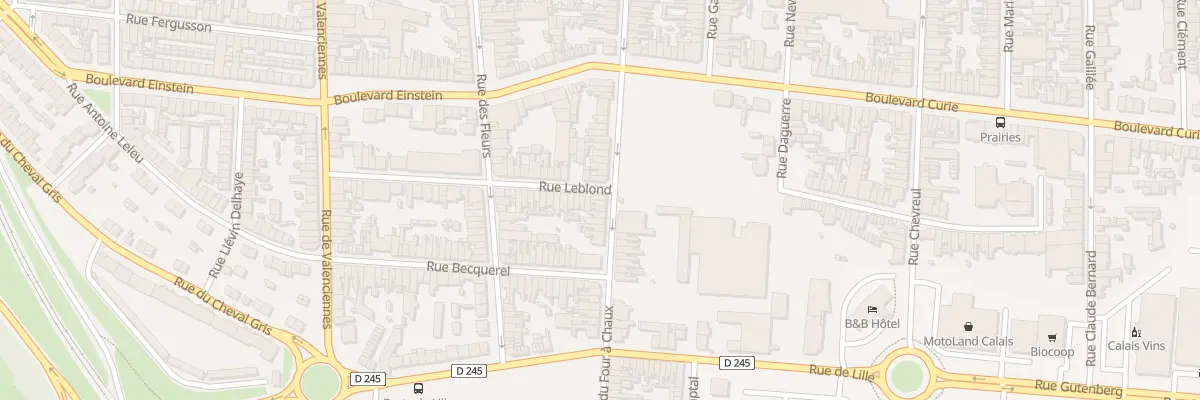 Plan du 200 Rue du Four à Chaux à Calais