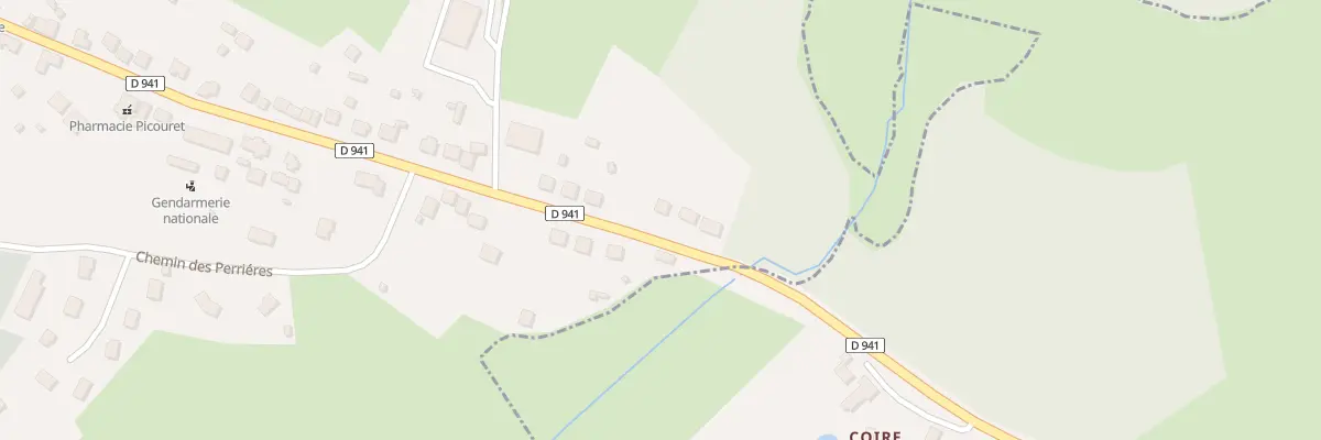 Plan du 55 Rte d’Aubusson à Pontarion