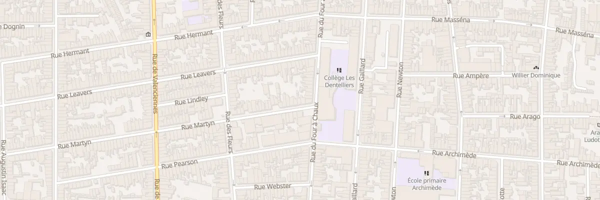 Plan du 153 Rue Martyn à Calais