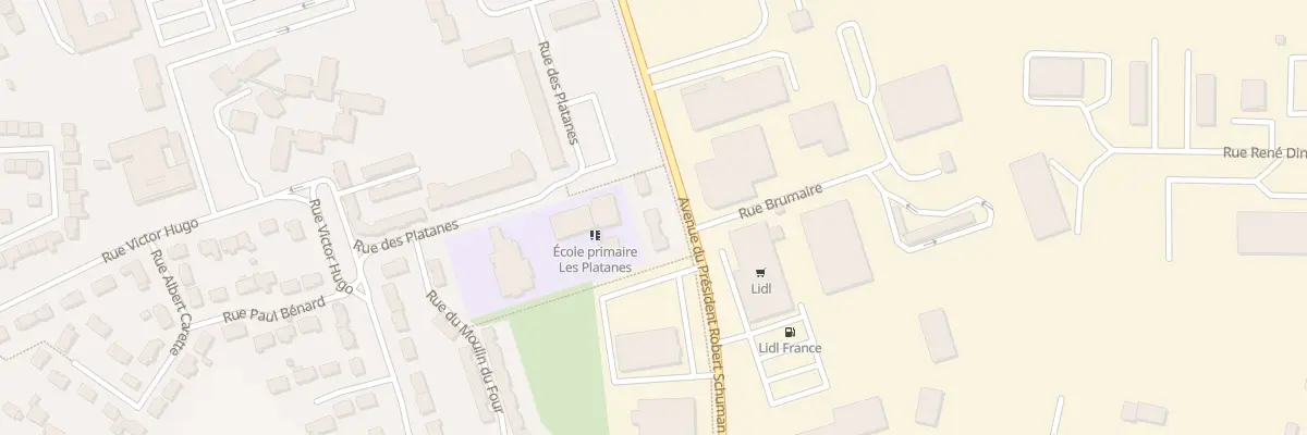 Plan du 2B Rue du Pdt Robert Schuman à Abbeville