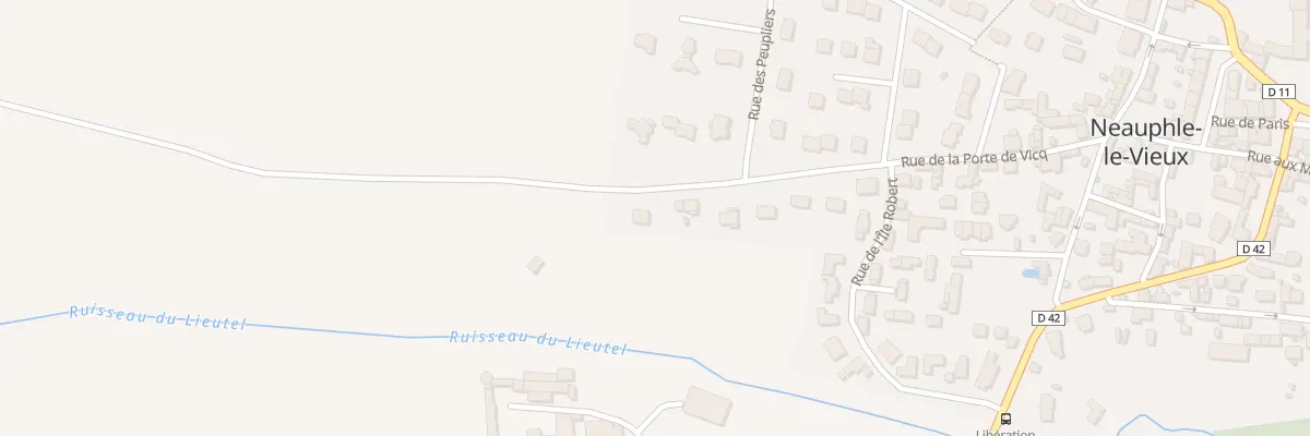 Plan du 23 Rue de la Porte de Vicq à Neauphle-le-Vieux