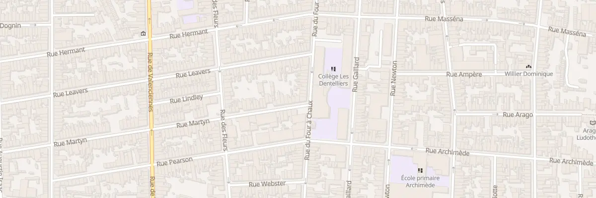 Plan du 155 Rue Martyn à Calais