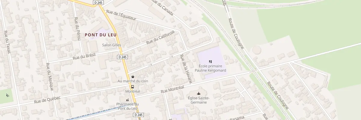 Plan du 44 Rue du Canada à Calais