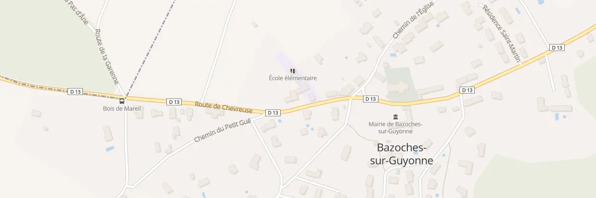 Plan du 7 Rte de Chevreuse à Bazoches-sur-Guyonne