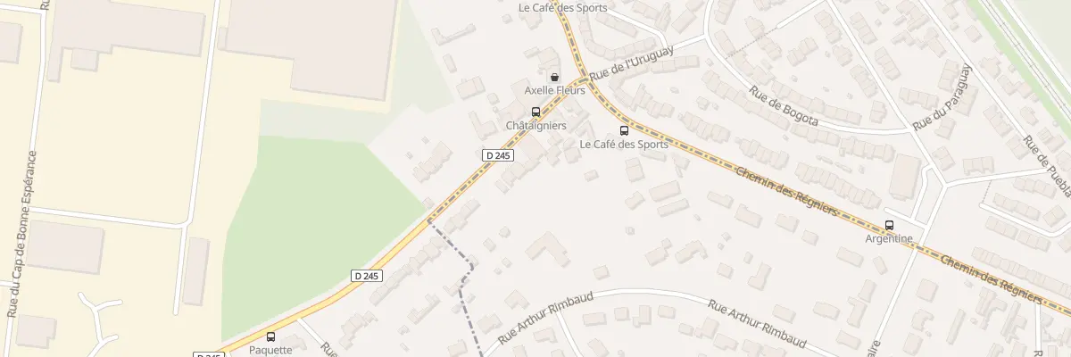 Plan du 7 Rue des Chataigniers à Coulogne