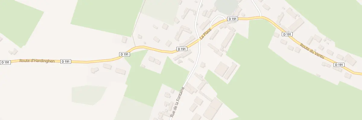 Plan du 59 Rte d’Hardinghen à Hermelinghen