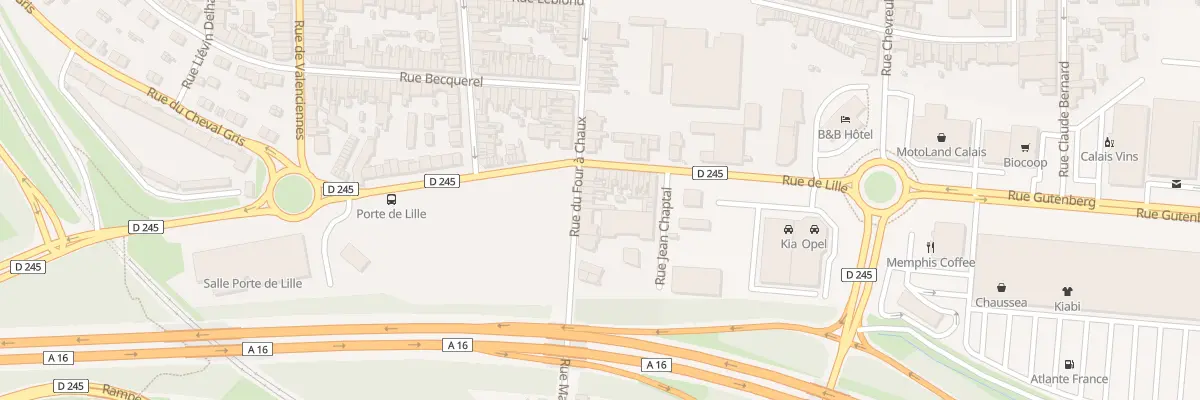 Plan du 185 Rue du Four à Chaux à Calais