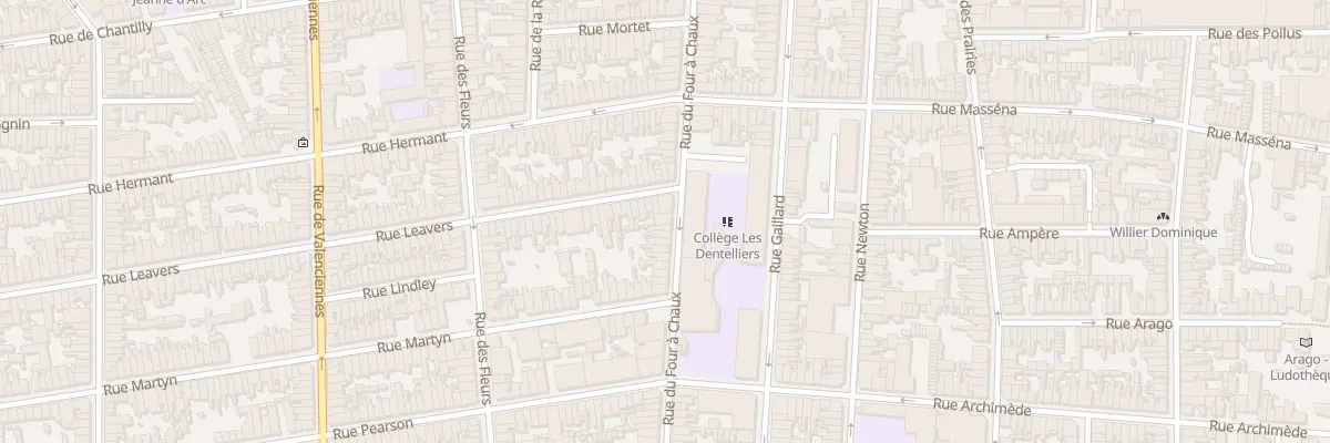 Plan du 90B Rue du Four à Chaux à Calais