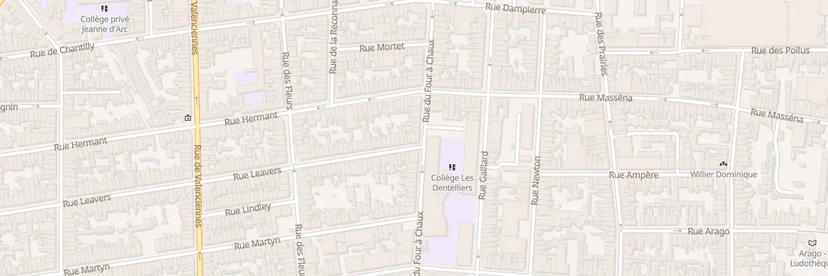 Plan du 163 Rue Leavers à Calais