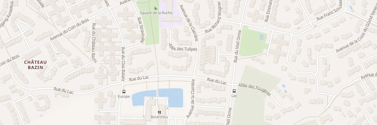Plan du 66 Av de la Clairière à Rambouillet