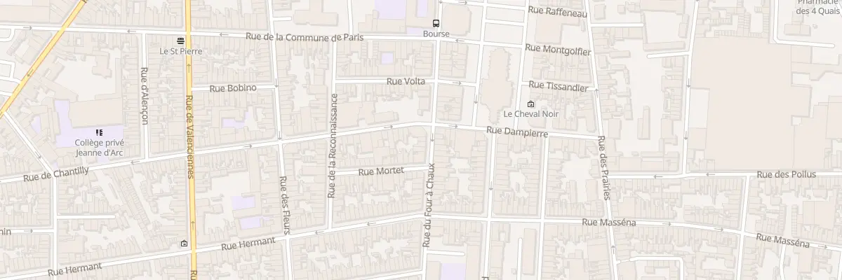 Plan du 50 Rue du Four à Chaux à Calais