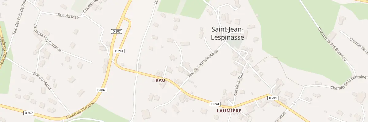Plan du 48 Imp des Prades à Saint-Jean-Lespinasse