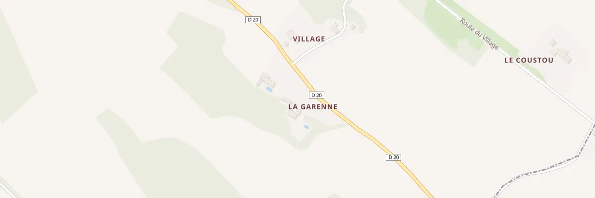Plan du 15A La Garenne à Falga