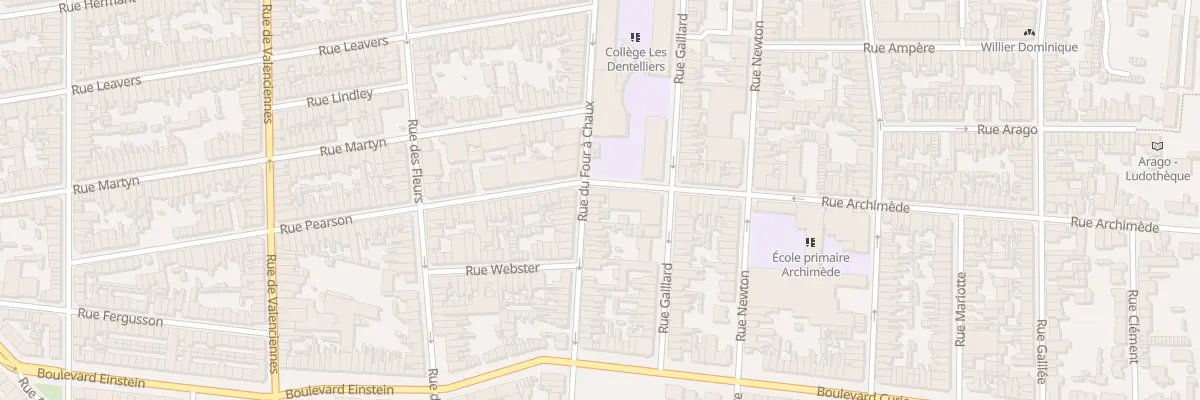 Plan du 91 Rue du Four à Chaux à Calais