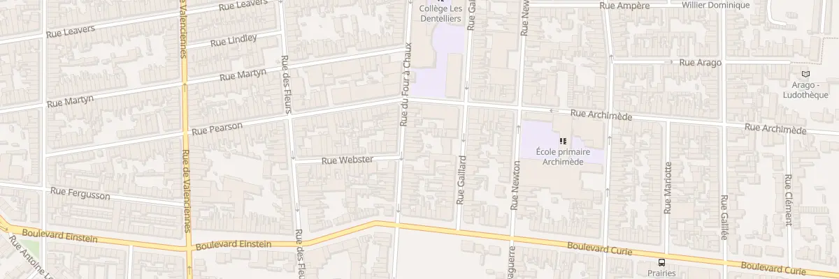 Plan du 103 Rue du Four à Chaux à Calais