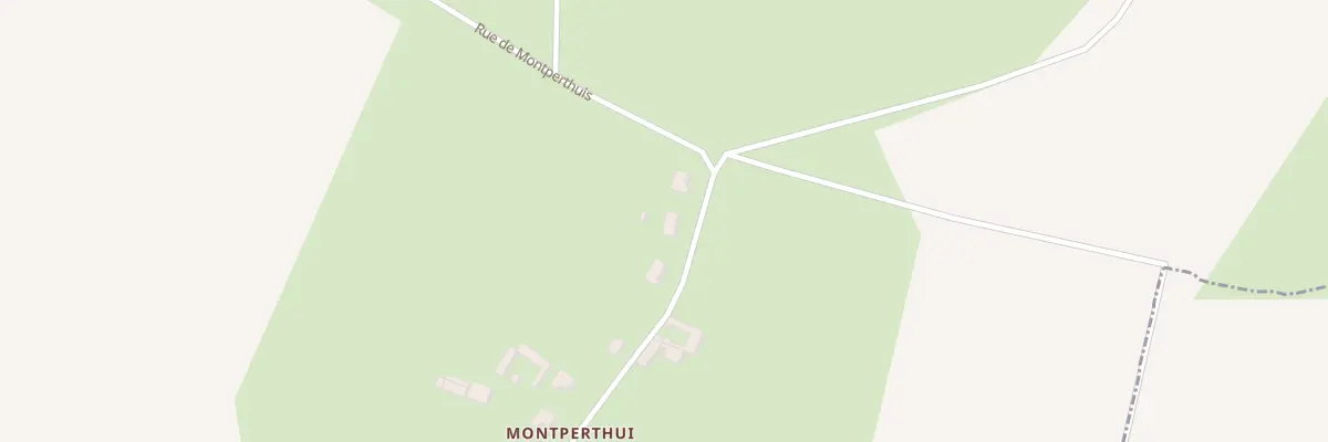 Plan du 22 Rue de Montperthuis à Senantes