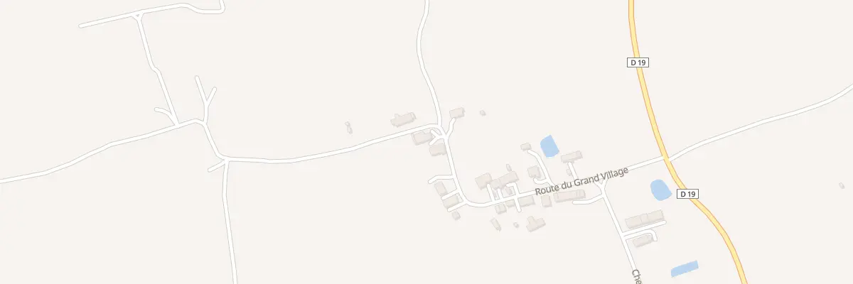 Plan du 13 Rte du Grand Village à Tranzault
