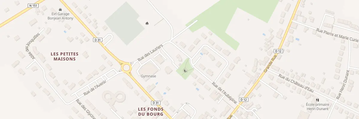Plan du 9 Rue de l’Aubepine à Neuvy-Pailloux