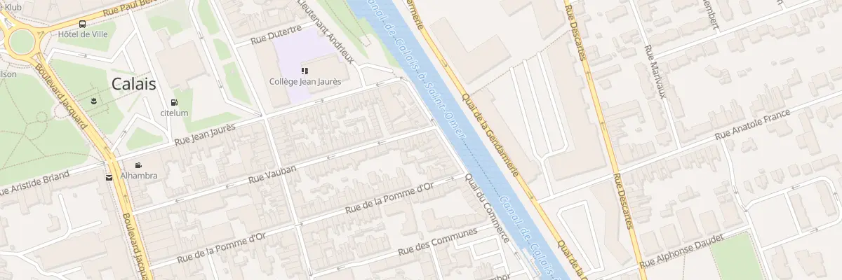 Plan du 80 Rue Vauban à Calais