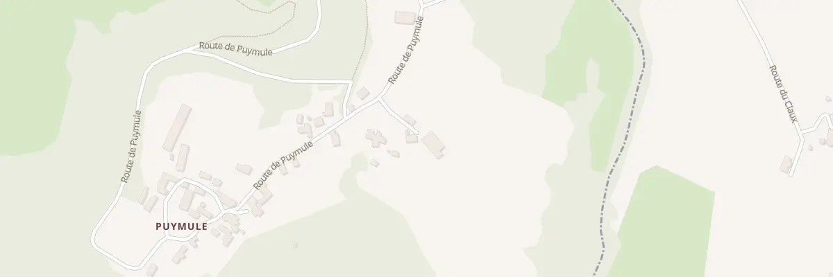Plan du 121 Rte de Puymule à Saint-Michel-Loubéjou