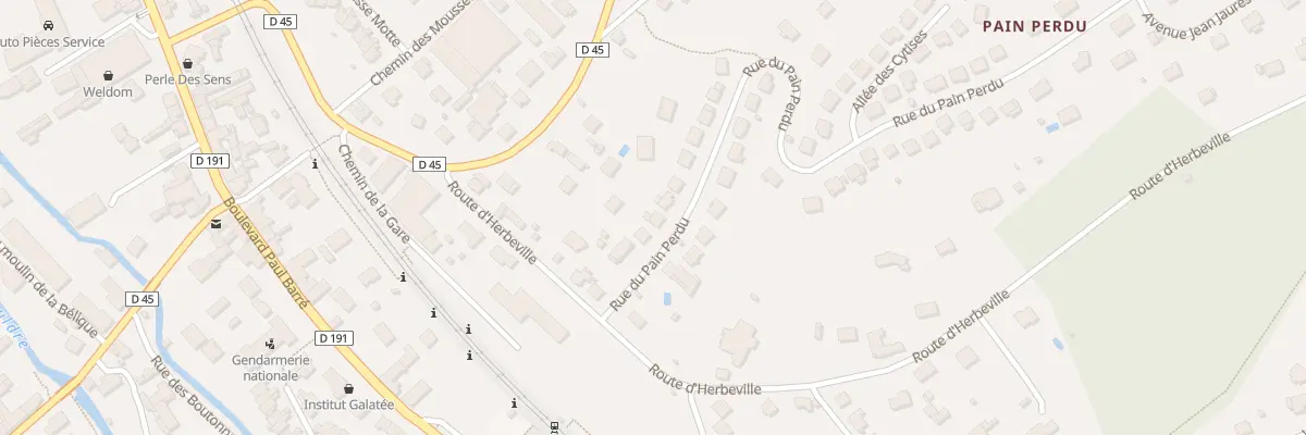 Plan du 48 Rue du Pain Perdu à Maule