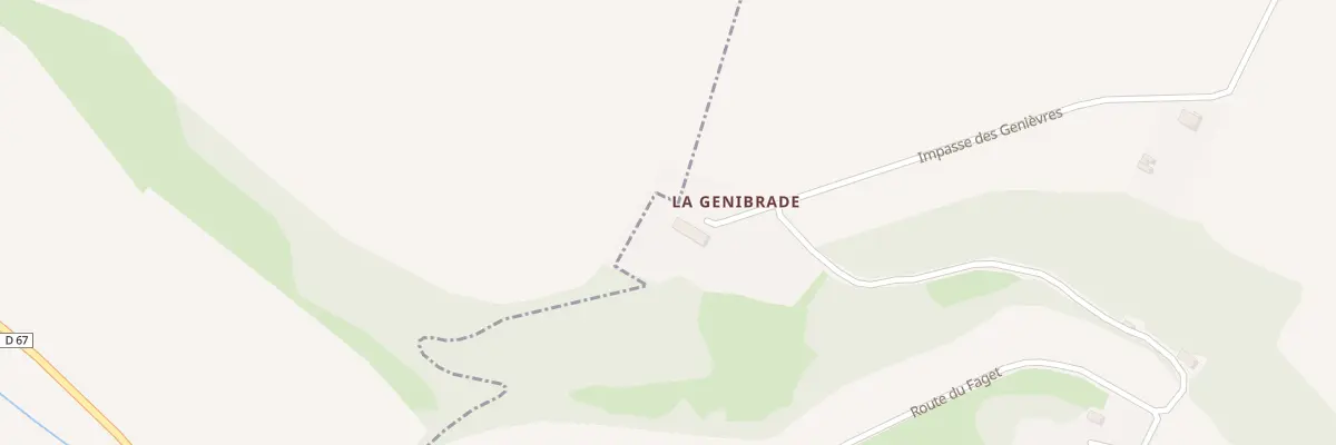 Plan du 4 Imp des Genièvres au Cabanial