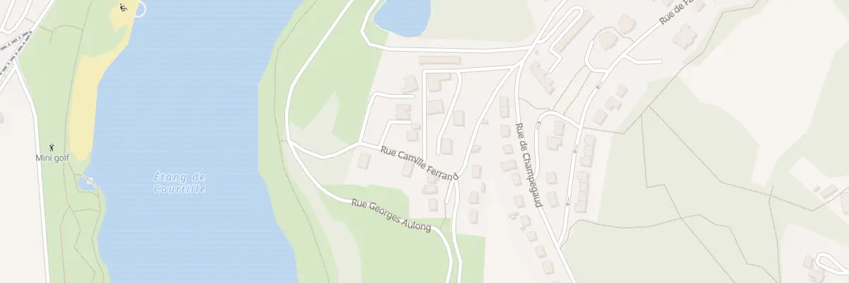 Plan du 3 Rue Camille Ferrand à Guéret
