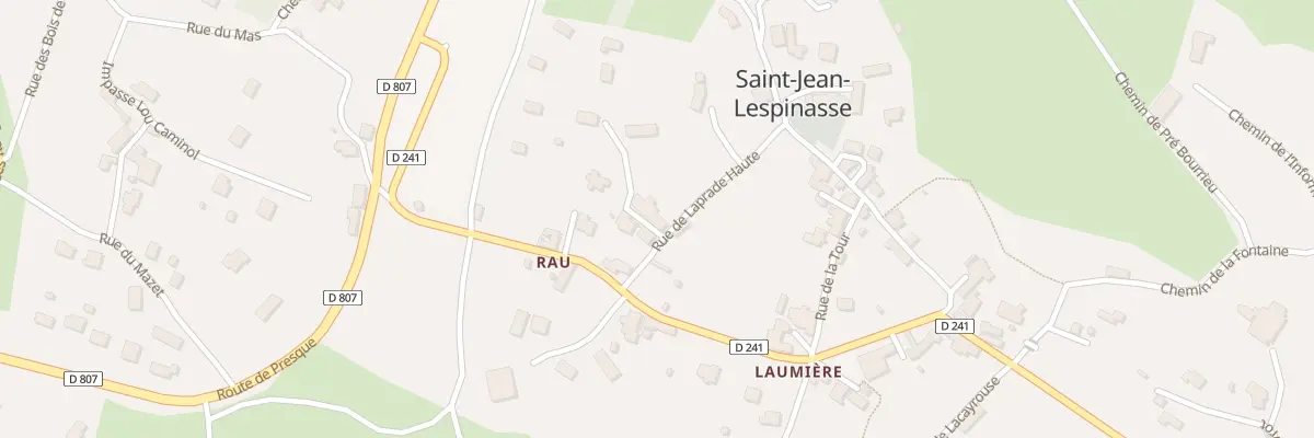 Plan du 63 Rue de Laprade Haute à Saint-Jean-Lespinasse